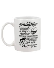 Fishing Daughter Mom Love you for the rest of mine Mug back
