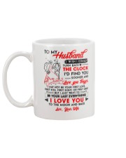 Family Husband Clock Everything Moon Mug back