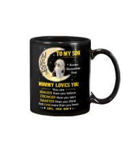 Old English Sheepdog Son Mom Mommy Loves You Mug front
