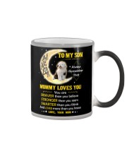 Old English Sheepdog Son Mom Mommy Loves You Color Changing Mug thumbnail