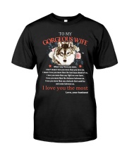 Wolf Wife I Love You More Classic T-Shirt thumbnail