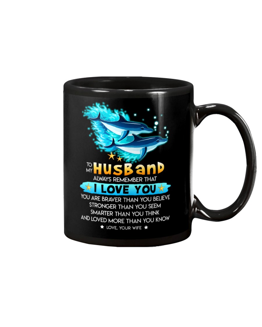Dolphin Husband I Love You Mug