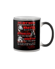 Wolf To My Son Dad Color Changing Mug thumbnail