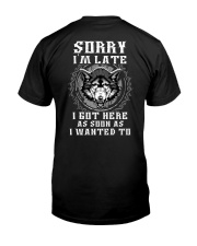 Sorry I'm Late Wolf Classic T-Shirt thumbnail