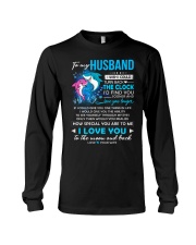 Shark Husband Clock Ability Moon Long Sleeve Tee thumbnail