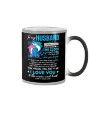 Shark Husband Clock Ability Moon Color Changing Mug thumbnail