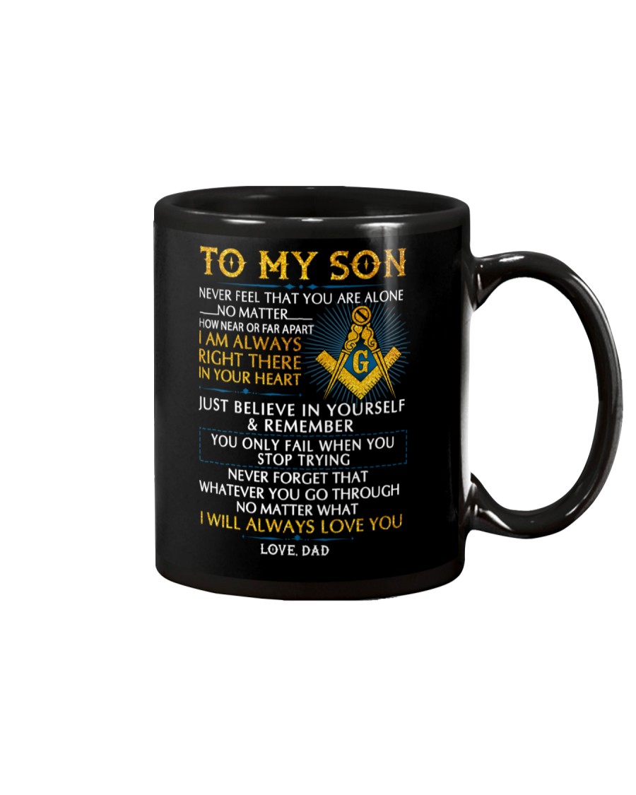Freemason Near Or Far Apart Son Mug