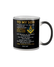 Freemason Near Or Far Apart Son Color Changing Mug thumbnail