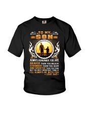 Trucker to my son mug Youth T-Shirt thumbnail