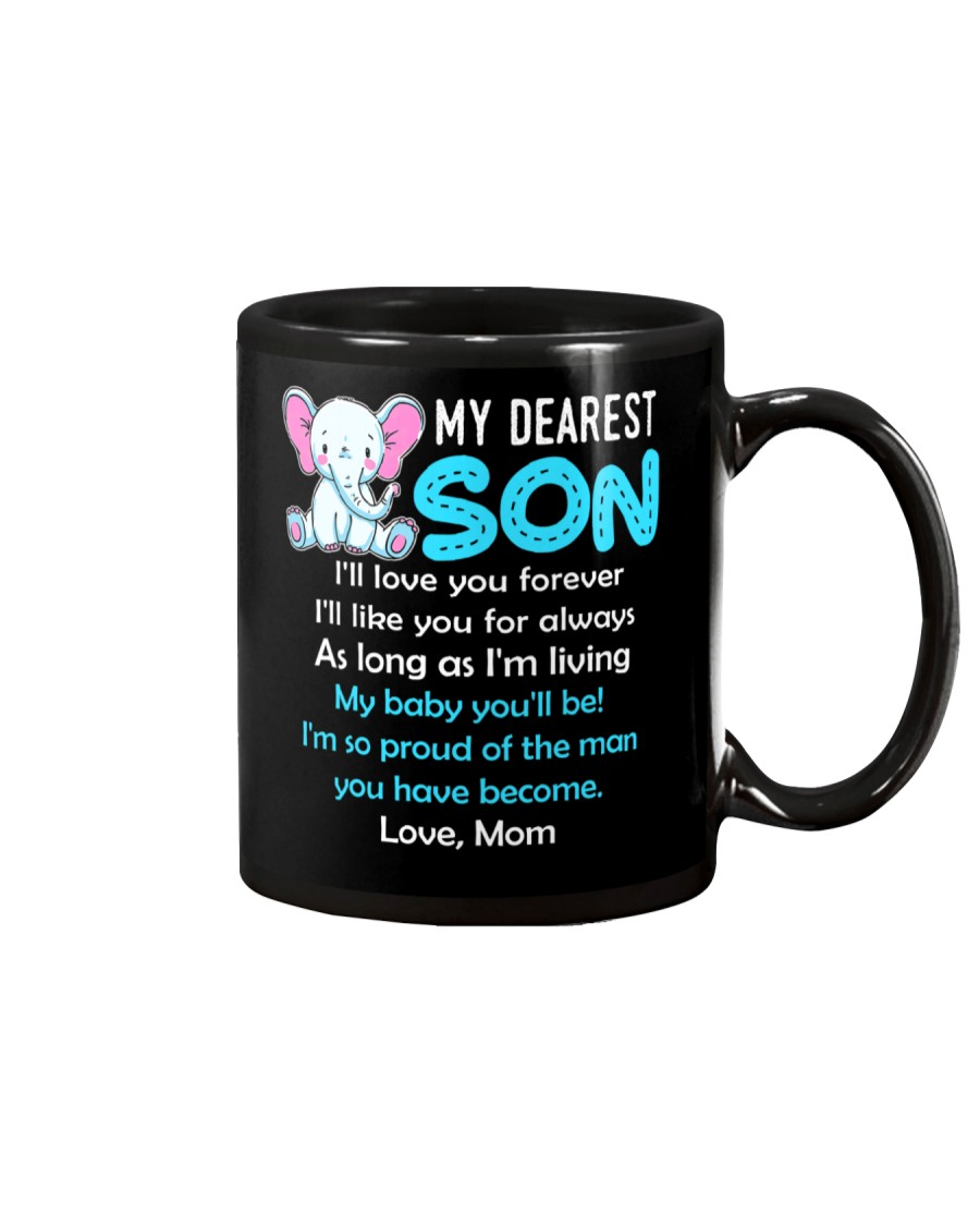 Elephant My Baby Son Mug
