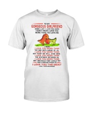 Dinosaur Girlfriend I Love You Most Classic T-Shirt thumbnail