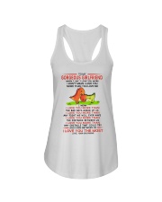 Dinosaur Girlfriend I Love You Most Ladies Flowy Tank thumbnail