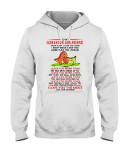 Dinosaur Girlfriend I Love You Most Hooded Sweatshirt thumbnail