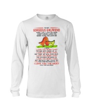 Dinosaur Girlfriend I Love You Most Long Sleeve Tee thumbnail