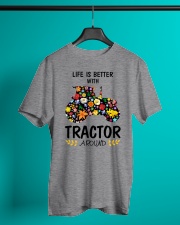 Farmer Tractor Life is better Classic T-Shirt lifestyle-mens-crewneck-front-3