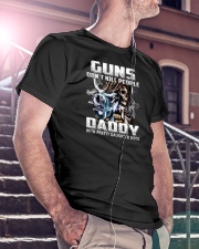 Daddy With Pretty Daughter Classic T-Shirt lifestyle-mens-crewneck-front-5