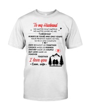 Hiking No Matter Happens Classic T-Shirt thumbnail