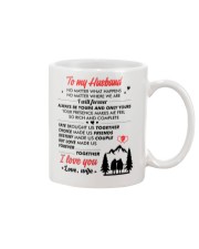 Hiking No Matter Happens Mug front