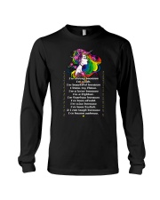 Unicorn I'm strong because I'm weak T-shirt Long Sleeve Tee thumbnail
