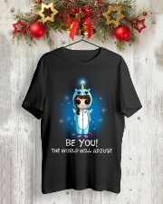 Unicorn Be You Classic T-Shirt lifestyle-holiday-crewneck-front-2