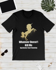Unicorn Better Start Running Classic T-Shirt lifestyle-mens-crewneck-front-17