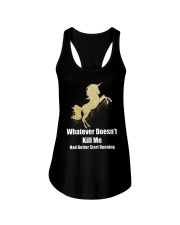 Unicorn Better Start Running Ladies Flowy Tank thumbnail