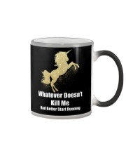 Unicorn Better Start Running Color Changing Mug thumbnail