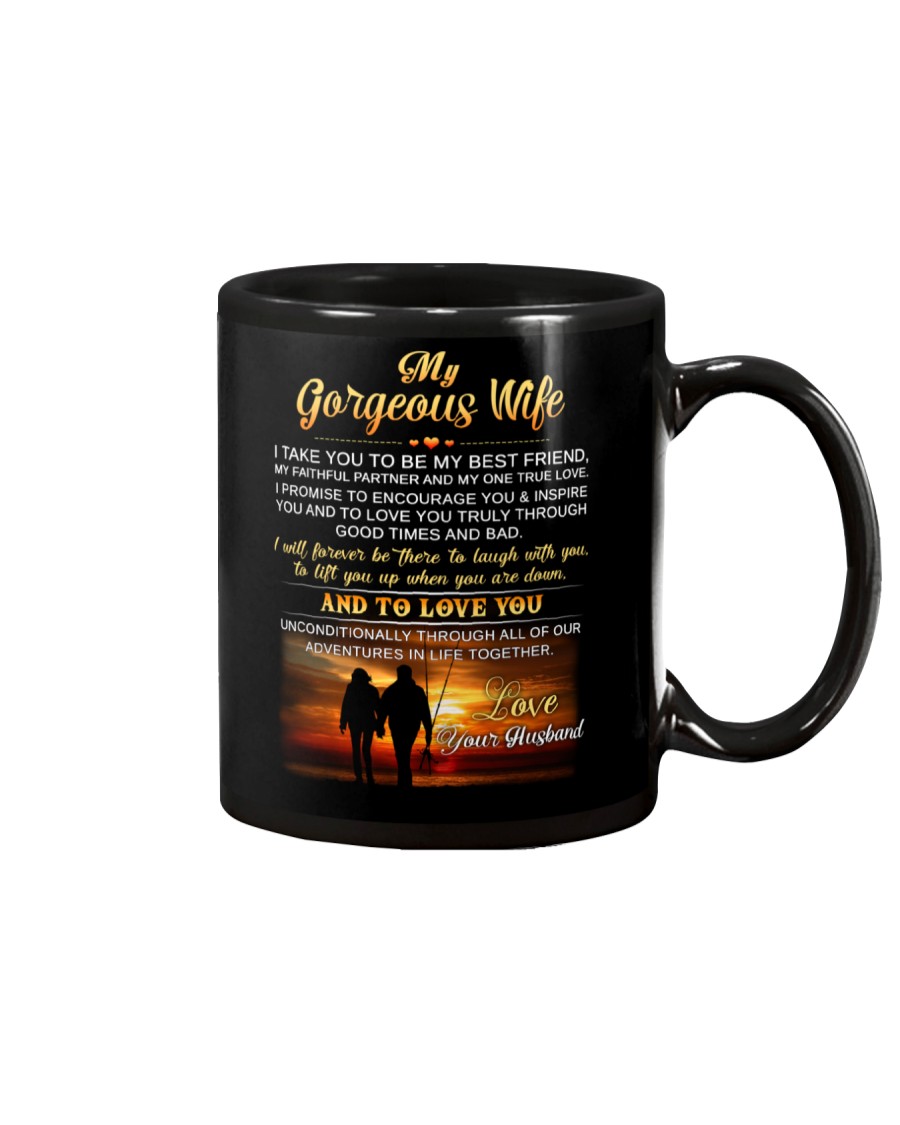 Faithful Partner True Love Wife Fishing Mug