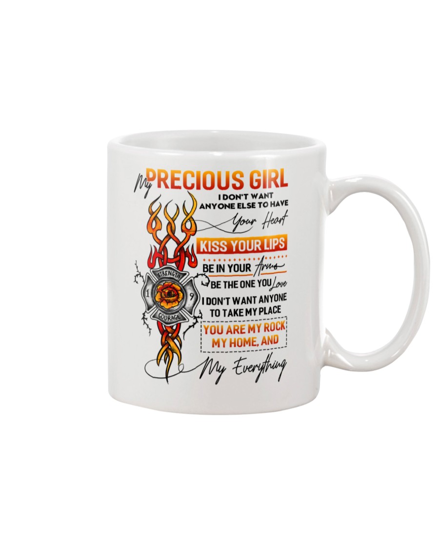 Firefighter Girlfriend Don't Want Anyone Else Mug