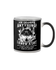 Ask Granpa Anything Wolf Color Changing Mug thumbnail