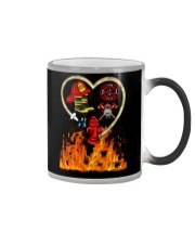 Firefighter Heart Shirtr Color Changing Mug thumbnail