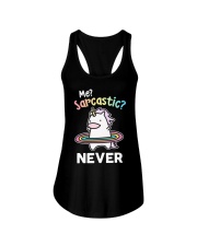 Unicorn Sarcastic T-shirt Ladies Flowy Tank thumbnail