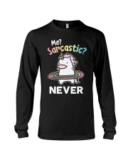 Unicorn Sarcastic T-shirt Long Sleeve Tee thumbnail