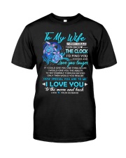 Turtle Wife Clock Ability Moon Classic T-Shirt thumbnail