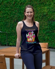 Unicorn Devil Whispered Ladies Flowy Tank lifestyle-bellaflowy-tank-front-1