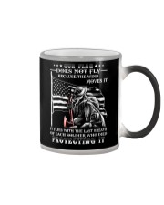 Our Flag Firefighter Protecting It Color Changing Mug thumbnail