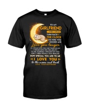 Sloth Girlfriend Clock Ability Moon Classic T-Shirt thumbnail