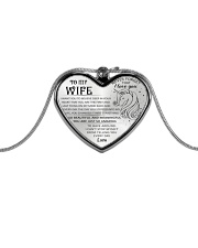 Unicorn You Are Just So Amazing Wife Metallic Heart Necklace front