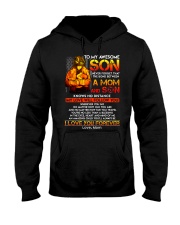 Firefighter The Bond Between Son Mom Hooded Sweatshirt thumbnail