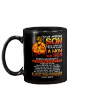 Firefighter The Bond Between Son Mom Mug back