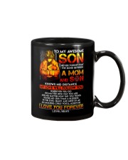 Firefighter The Bond Between Son Mom Mug front