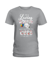 Elephant Loving Auntie Cuss Ladies T-Shirt thumbnail