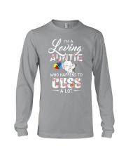 Elephant Loving Auntie Cuss Long Sleeve Tee thumbnail