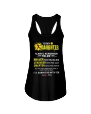 Softball to my daughter Ladies Flowy Tank thumbnail