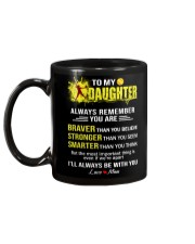Softball to my daughter Mug back