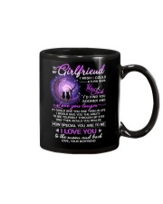 Cat Girlfriend Clock Ability Moon Mug front