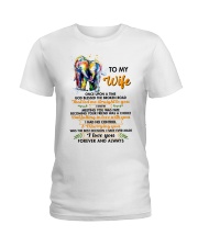 God Blessed The Broken Road Ladies T-Shirt thumbnail