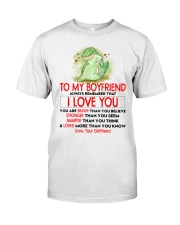 Dinosaur Boyfriend I Love You Classic T-Shirt thumbnail
