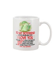 Dinosaur Boyfriend I Love You Mug front