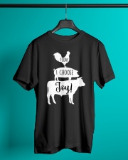 Farmer today I choose joy Classic T-Shirt lifestyle-mens-crewneck-front-3